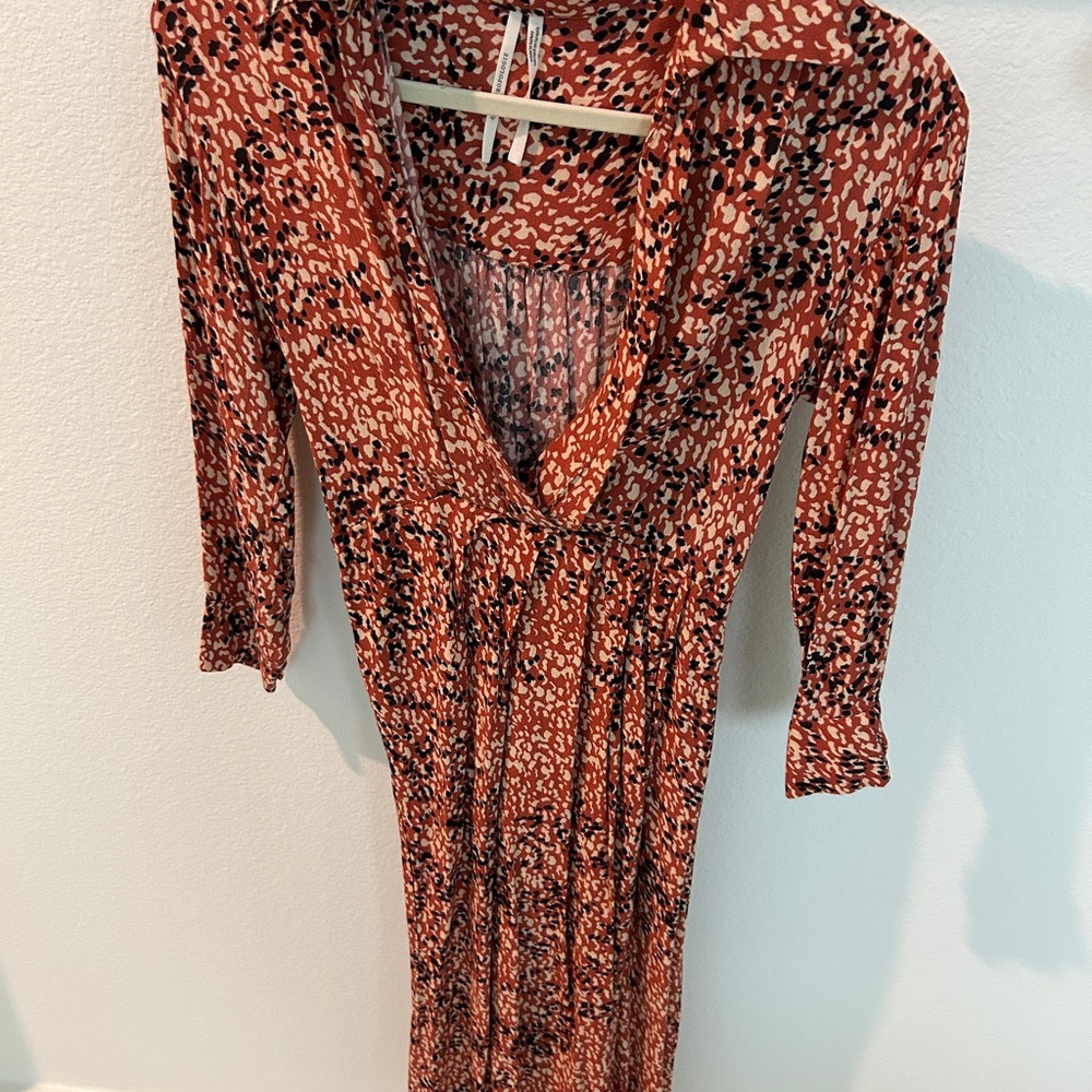 Anthropologie Twofer Wrap Midi dress size XXSP
